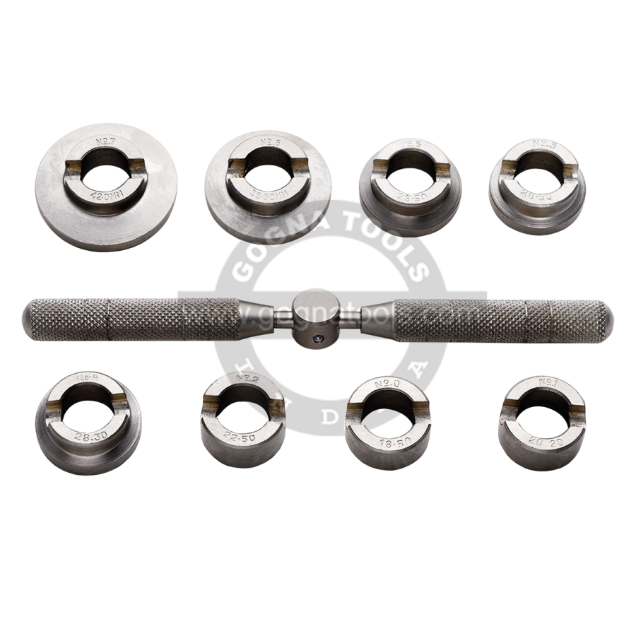 Rolex Watch Case Opener With 8 Dies - Satin Finish