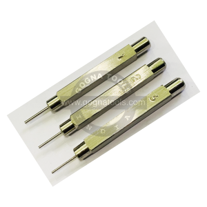 Link Remover Pins Set Of 3 Hex Shape  0.60mm, 0.80mm & 1mm