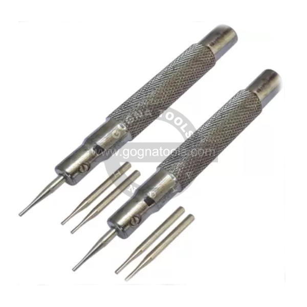 Link Remover Pin Punch  Brass  Heavy 8mm (Set Of 2 pcs) with extra pin 0.80mm 2 pcs & 1.00 mm 2 pcs