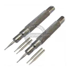 Link Remover Pin Punch  Brass  Heavy 8mm (Set Of 2 pcs) with extra pin 0.80mm 2 pcs & 1.00 mm 2 pcs
