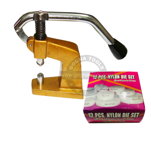 GLASS FITTING MACHINE (Golden Colour) WITH 12 NYLON DIES