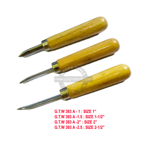BURNISHER CURVED WOODEN HANDLE