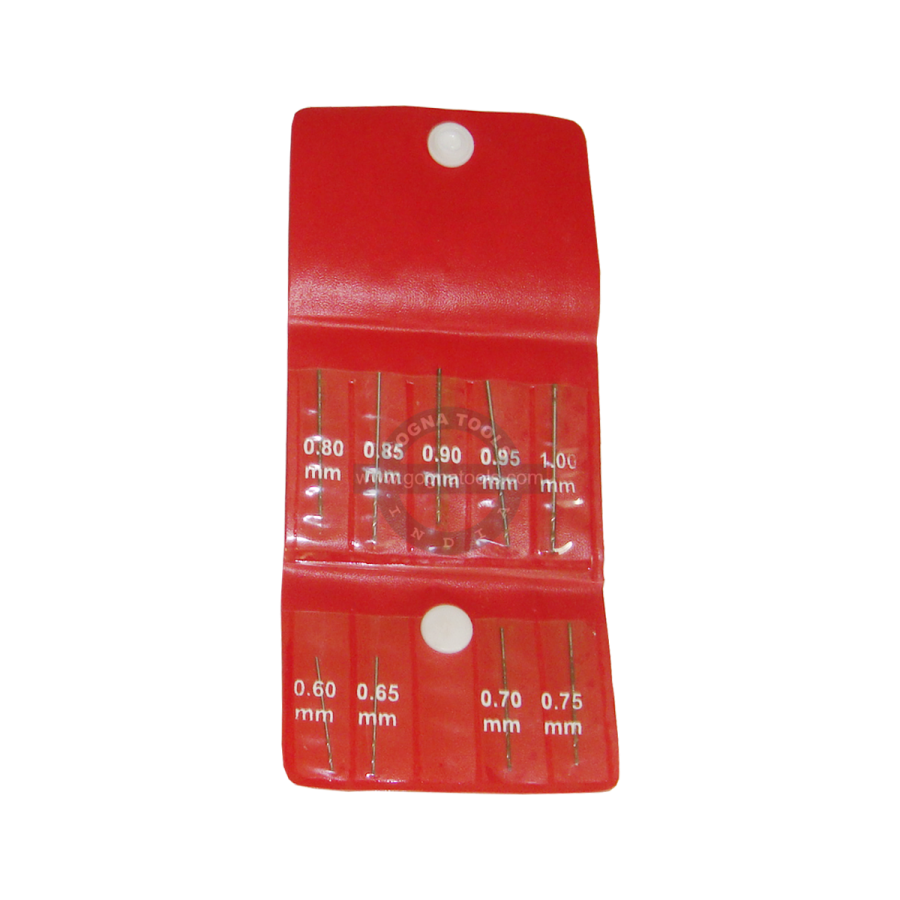 HSS Micro Twist Drill Bit, 0.60mm-1mm (Set of 9 Pcs)