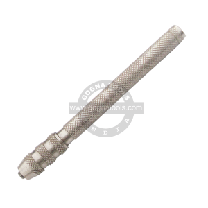 Pin vice Cross Knurled Nut Single Mouth