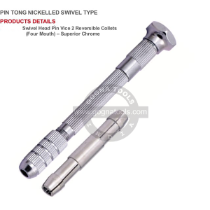 Pin Tong Swivel Head Superior 2 Reversible Collets(4 Mouth)