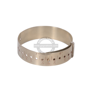Bracelet Size Gauge Steel 5" To 8", US Std In Inches