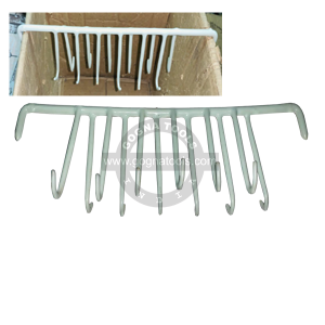 ULTRASONIC CLEANING RACK PVC COATED 12 HANGERS
