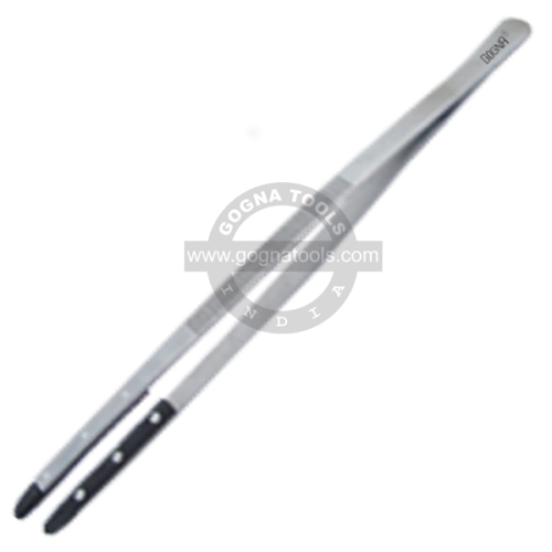 Tweezer With Plastic Tip, 250 MM