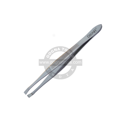 Cosmetic Tweezer - Serrated Grips - Trim Body