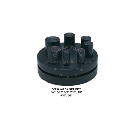 Disc Cutter Set Of 7 Pcs - 1/4" To 5/8"