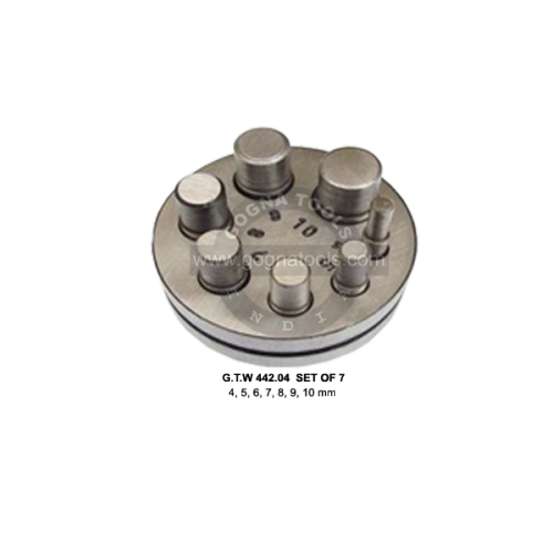 Disc Cutter Set Of 7 Pcs - 4 To 10 MM