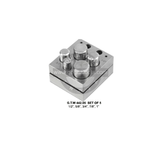 Disc Cutter Set Of 5 Pcs - 1/2" To 1"