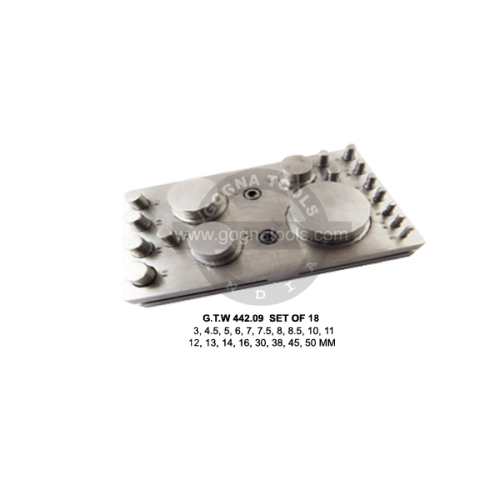 Disc Cutter Set Of 18 Pcs - 3 To 50 MM