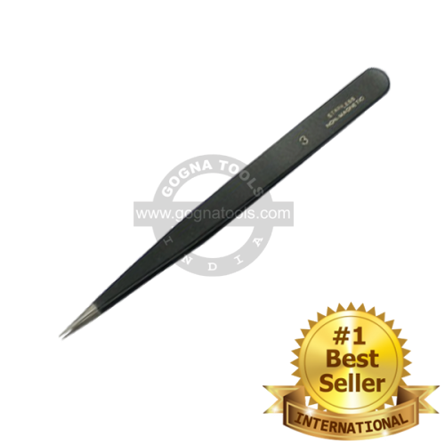 ESD Epoxy Coated Tweezer No. 3