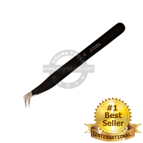 ESD Epoxy Coated Tweezer No. 6