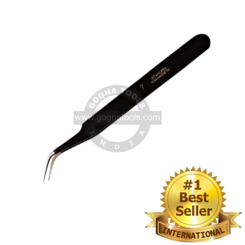 ESD Epoxy Coated Tweezer No. 7