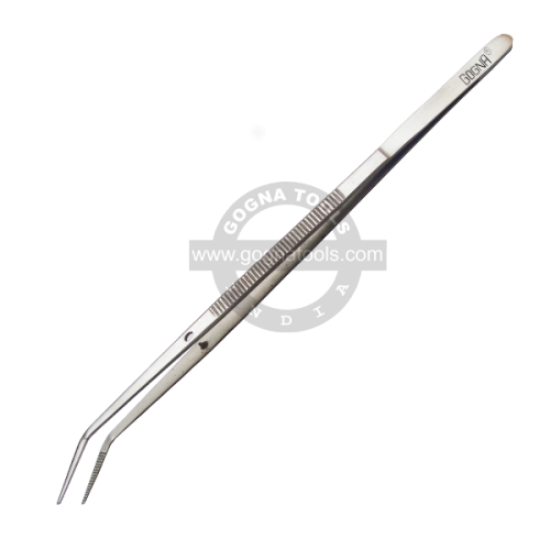 Tweezer With Pin Curved, Slim 6 MM Wide