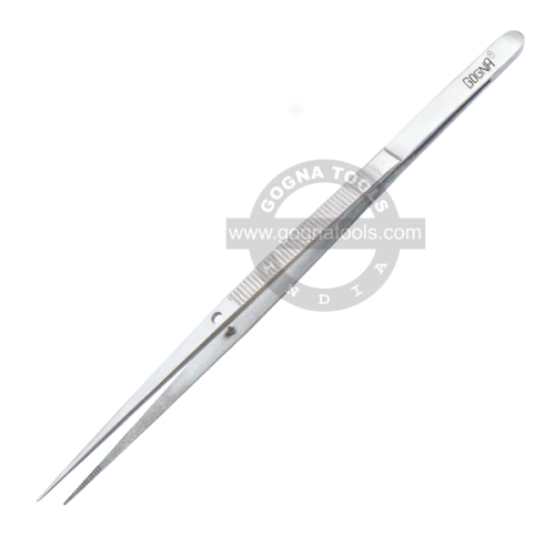Tweezer With Pin Straight, Slim 6 MM Wide