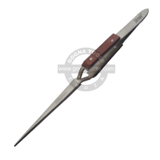 Tweezer X-Lock Fiber Grip Straight Titanium - 6-1/2"