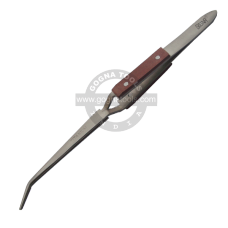 Tweezer X-Lock Fiber Grip Curved Titanium - 6-1/2"