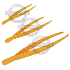 Plastic Tweezer Set Of 3 Pcs, 6", 7", 8"