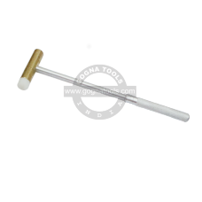 Jewelers Brass & Fiber Hammer With Metal Handle