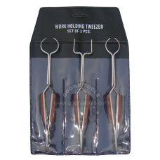 Work Holder Tweezer Set Of 3 Pcs