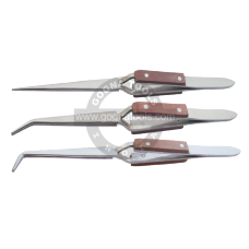 Soldering Tweezer Fiber Grip X-lock Set Of 3 Pcs