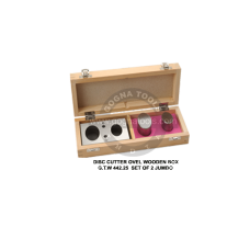 Disc Cutter Set Of 2 Pcs Oval Jumbo In Wooden Box