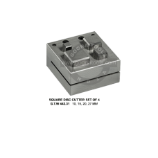 Disc Cutter Set Of 4 Pcs Square - 12, 25, 38, 50 MM
