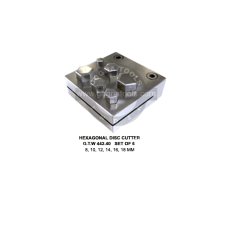 Hexagonal Disc Cutter Set Of 6 Pcs - 8, 10, 12, 14, 16, 18 MM