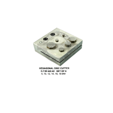 Hexagonal Disc Cutter Set Of 6 Pcs - 4, 6, 8, 10, 12, 16 MM
