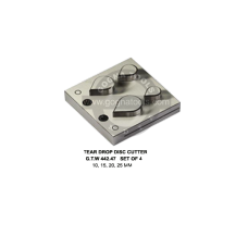 Tear Drop Disc Cutter Set Of 4 Pcs - 10, 15, 20, 25 MM