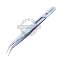 Tweezer Slide Lock (Button Lock) Curved