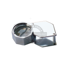 Eye Loupe Triplet 10x Hexagonal 21 MM Chrome