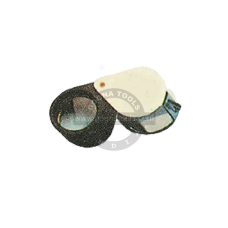 Eye Loupe Triplet 10x Round 21 MM Black & Chrome