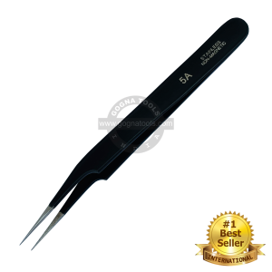 ESD Epoxy Coated Tweezer No. 5A