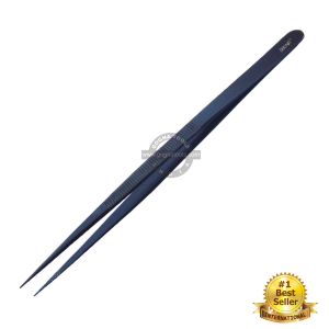 Diamond Tweezer German Type - Black Epoxy Coated