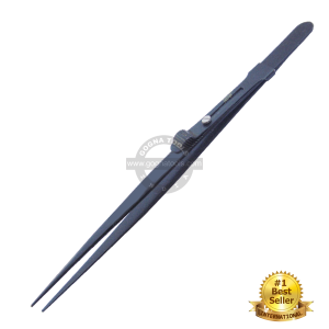 Diamond Tweezer Side Lock - Black Epoxy Coated