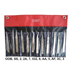 Non Magentic Tweezer Set Of 12