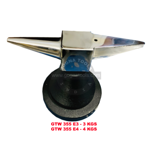 Horn Anvil Detachable Round Base 3 Kg, 4 Kg