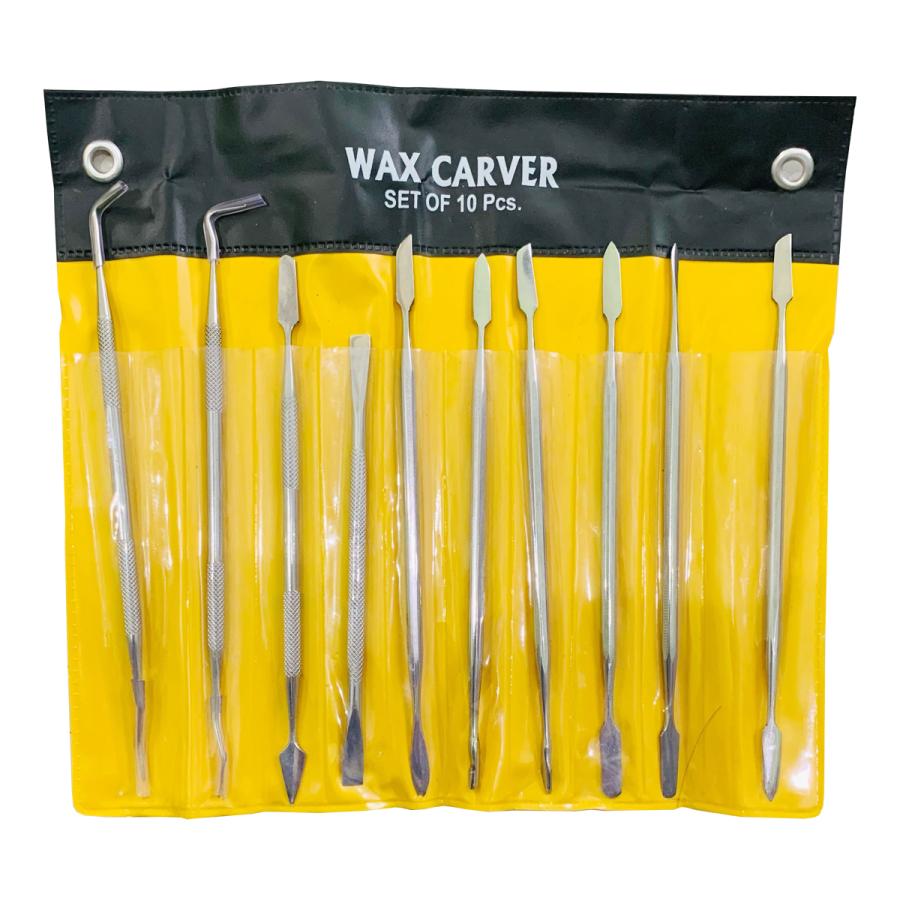 Wax Carvers Set, 10-Piece Stainless Steel Modelling Tools for Clay, Pottery, Sculpting, Carving, Jewelry Tools