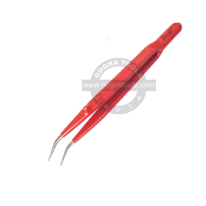 Insulated Tweezer With Pin Curved