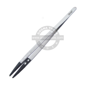 Tweezer With Plastic Tip, 160 MM