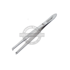 Cosmetic Tweezer Serrated Grips - V Shape