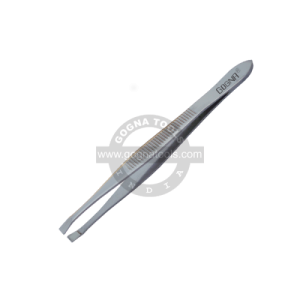 Cosmetic Tweezer - Serrated Grips - Trim Body