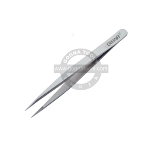 Cosmetic Tweezer - Pointed Serrated - Plain Body