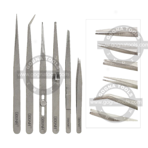 General Purpose Tweezer Set Of 6 Pcs - 7"