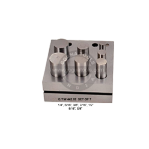 Disc Cutter Set Of 7 Pcs - 1/4" To 5/8"
