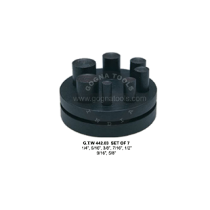 Disc Cutter Set Of 7 Pcs - 1/4" To 5/8"